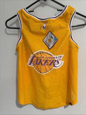 NBA Los Angeles Lakers Gold and Purple Mesh Dog Tank